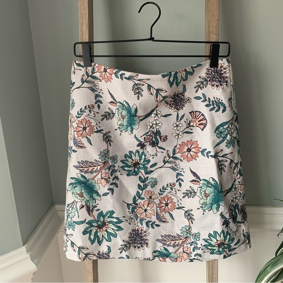 LOFT Outlet Floral Pencil Skirt Size 4 - 1655 - Picture 1 of 8